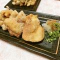 快くん's cooksnap of when they made おうち居酒屋♪〜鶏皮の唐揚・おろしポン酢.