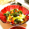 putimiko's cooksnap of when they made わかめとレタスの簡単ナムル♪.
