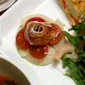 めぐこ0203's cooksnap of when they made カブと生ハムの前菜バジルソース.