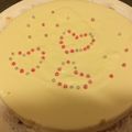 おやぶんこぶん's cooksnap of when they made 簡単 レアチーズケーキ15㎝型 写真つき.