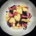 yuuyuu×◎'s cooksnap of when they made ❀ほうれん草のじゃが炒め❀.