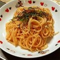♪hinano♪'s cooksnap of when they made 簡単明太子パスタ☆.