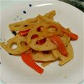 lyennes's cooksnap of when they made ご飯がすすむ！蓮根きんぴら☆.