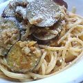 oBsession's cooksnap of when they made エスニック☆カレー風味のナス挽きパスタ.
