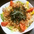 ZICOZICO's cooksnap of when they made 和風サラダうどん.
