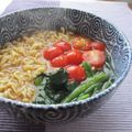 doiko's cooksnap of when they made 袋麺にトマト(○゜ε゜○).
