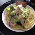 LeyLeyLeys's cooksnap of when they made 粉チーズでコクＵＰ！牛乳でクリームパスタ.