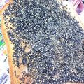 ユーロン's cooksnap of when they made パン屋にも負けない！？胡麻ハニートースト.