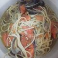 牧子ちゃん's cooksnap of when they made あさりとトマトのスープパスタ♪.