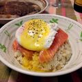 かめぴっぴ's cooksnap of when they made エッグ(ライス)ベネディクト☆.