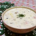 赤い電話's cooksnap of when they made お夜食に♪ミルクスープ.