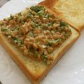 ｊｏｃｏｍｏｍｏｌａ's cooksnap of when they made エコ葱タレで☆納豆トースト.