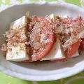 moruchama's cooksnap of when they made トマトと豆腐のさっぱりポン酢サラダ✿.