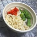 麻's cooksnap of when they made ３分クッキング！オクラうどん.