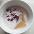 メルティローズ's cooksnap of when they made 豆乳☆ミルキーおしるこ.