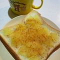 ゆみらんたん's cooksnap of when they made ＊りんごの甘煮のせ＊トースト＊.