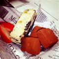 ♡ruuree♡'s cooksnap of when they made ベイクドオレオチーズケーキ.