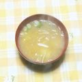 かふぇmomo's cooksnap of when they made じゃがいもと玉ねぎの味噌汁.