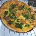 ボウジュ's cooksnap of when they made ほうれん草とベーコン、きのこのキッシュ☆.