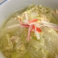 らら's cooksnap of when they made 簡単！ツナと白菜を入れるだけスープ.