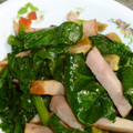 ❀あおい❀'s cooksnap of when they made ほうれん草と焼豚のソテー.