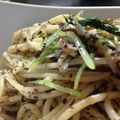yamacanan's cooksnap of when they made 梅干しとじゃこのペペロンチーノ.