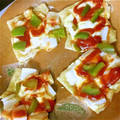 ねこっぱ☆'s cooksnap of when they made 油揚げde簡単もちピザ.