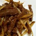 teaaddict's cooksnap of when they made シメジと牛肉の時雨煮.