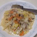 しそちょう's cooksnap of when they made 10分で！クリームソースのパスタ♪.