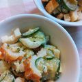 いしまいﾁｬﾝ's cooksnap of when they made パリパリきゅうりのごまマヨポンサラダ♪.