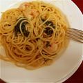はしもとさん家's cooksnap of when they made ほうれん草と海老の＊簡単クリームパスタ.