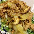 ゆったん's cooksnap of when they made 豚のカレーソース炒め.