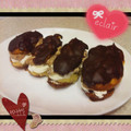 にょにゃにゃん's cooksnap of when they made 運命の出会い？生チョコエクレア.
