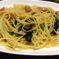 つぐみんと's cooksnap of when they made ベーコンとほうれん草の簡単ペペロンチーノ.