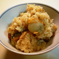 kurukurumin's cooksnap of when they made ホタテとなめたけの簡単炊き込みご飯.