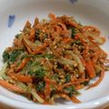 maso★maso's cooksnap of when they made 水菜と人参の胡麻和え.