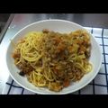 ナルディージャ's cooksnap of when they made 中華風ミートパスタ.
