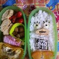 まちゃみmama's cooksnap of when they made 銀魂★エリザベス★超♪簡単キャラ弁.