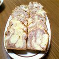 ちィも's cooksnap of when they made マーブルパウンドケーキfeat.イチゴ♪.