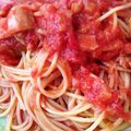 嫁☆みぃこ's cooksnap of when they made ☆簡単～ツナ＆ベーコンのトマトパスタ☆.
