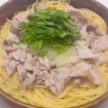 ★chloe★'s cooksnap of when they made 豚バラのおろしポン酢パスタ.