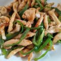クックMXG19R☆'s cooksnap of when they made シンプル大好き♥鶏胸肉とピーマン青椒肉絲.