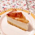 maiharunao's cooksnap of when they made 桃のヨーグルトムースケーキ.