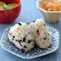 runa10's cooksnap of when they made カリカリ梅とカリカリじゃこのおにぎり🍙.