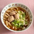 もぐもぐ人's cooksnap of when they made うどんに、肉団子とピーマンのこぶおろし★.
