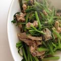 ことまゆさん's cooksnap of when they made アジア風☆*。・空芯菜と豚肉の炒め物.
