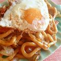 キャシーキャサリン's cooksnap of when they made ちょっとお洒落な焼きうどん♡.