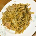 mokun's cooksnap of when they made 簡単ヘルシーおつまみ★ピリ辛豚ごぼう.
