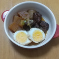 ch工房's cooksnap of when they made 圧力鍋で♪牛すね肉と大根と卵の煮物.