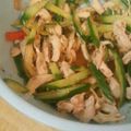 fulface22's cooksnap of when they made 簡単☆ささみとキュウリの中華風サラダ.